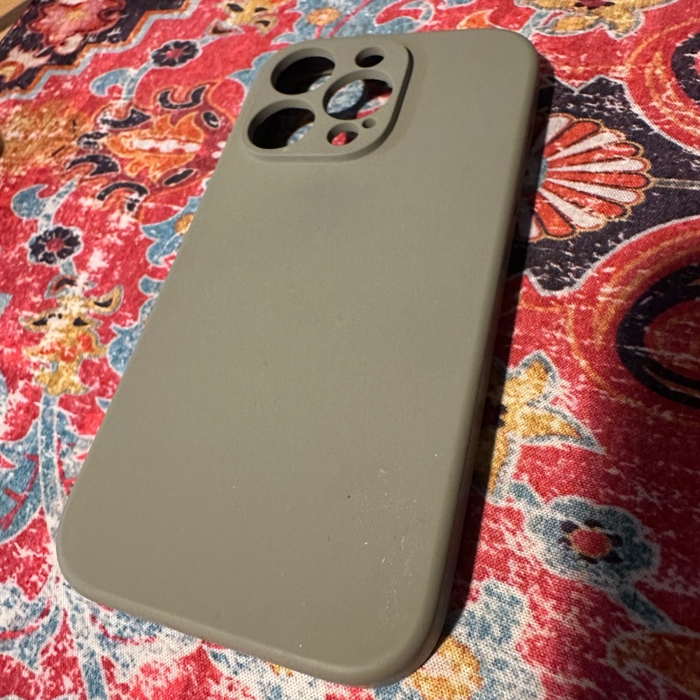 Sleek Olive Green Phone Case